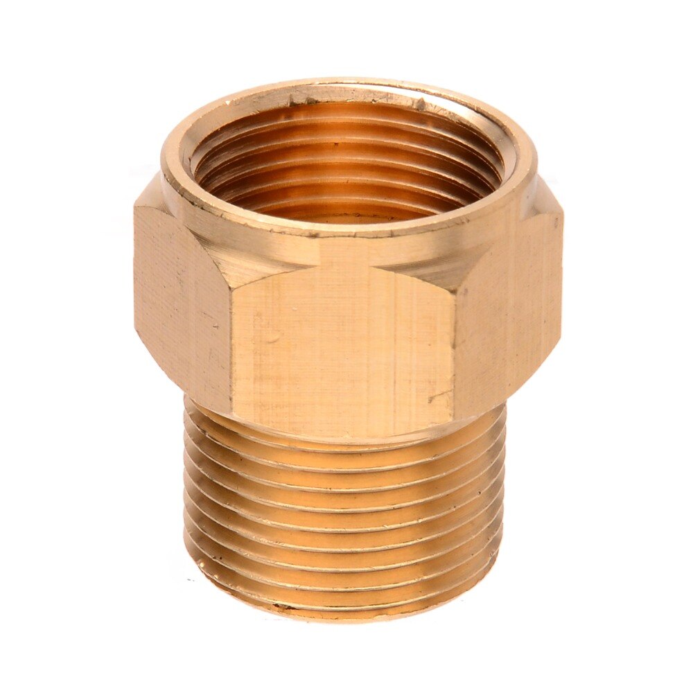 1pc Durable Brass M22 Male * M22 Female Hose Coupling Adapter Connector Screw Fittings For HD HDS Pressure Washer 31*14mm Mayitr