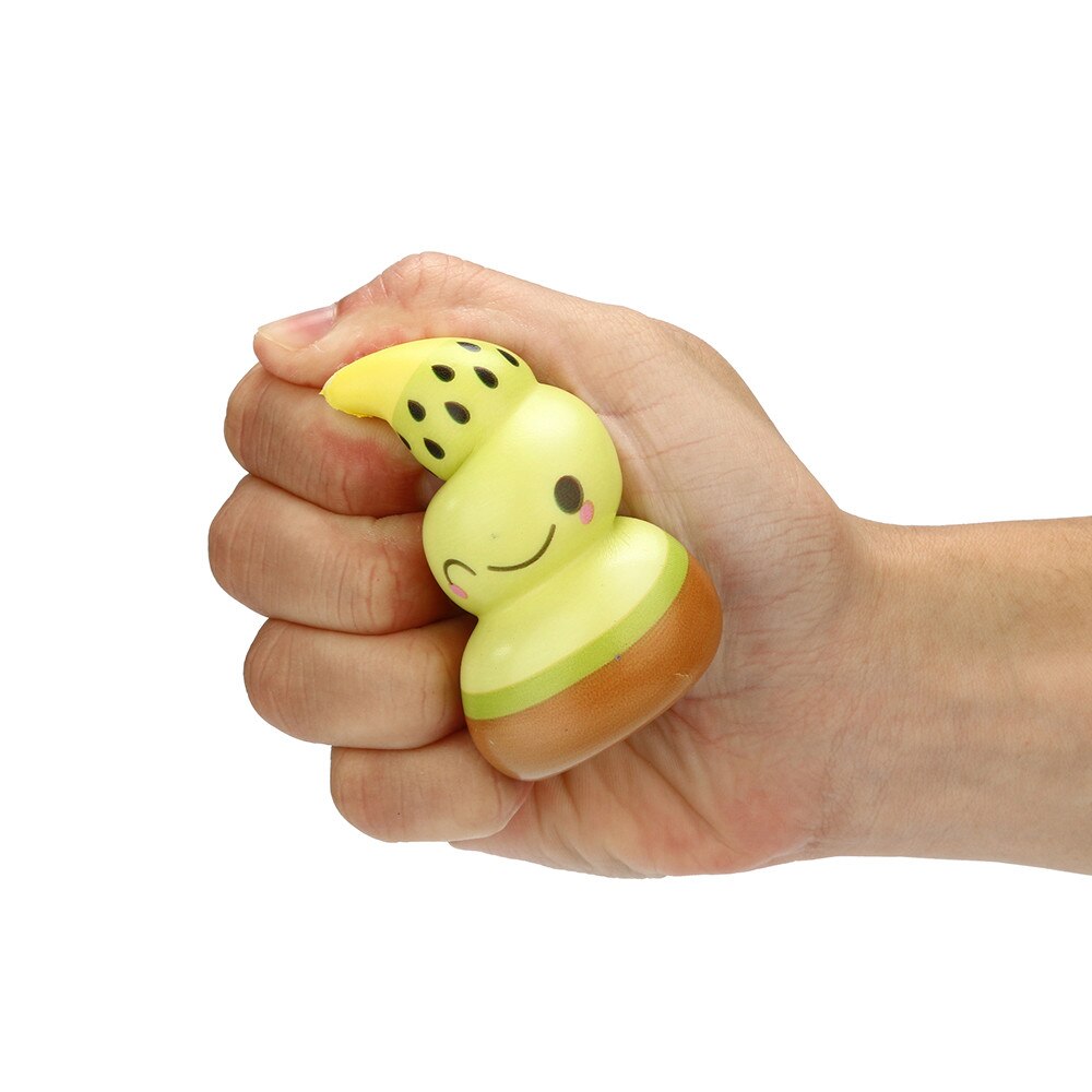 Squishy Kawaii Kiwi Fruit Poo Slow Rising Cream Scented Stress Relief Toy Children's Fun Toys Boy Girls