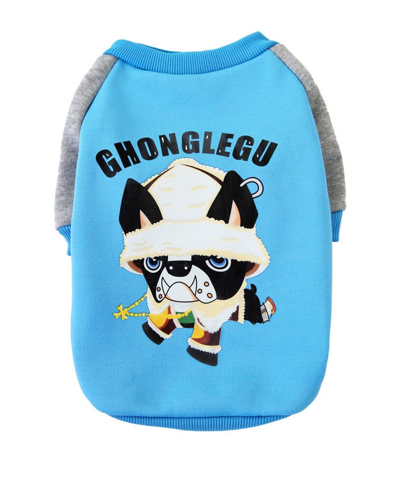 Winter Thickening Funny Teacup Puppy Clothes Personality Pitbull Dog Clothes Sweater for Dogs Xxxs Dog Clothes Sweater for Cats