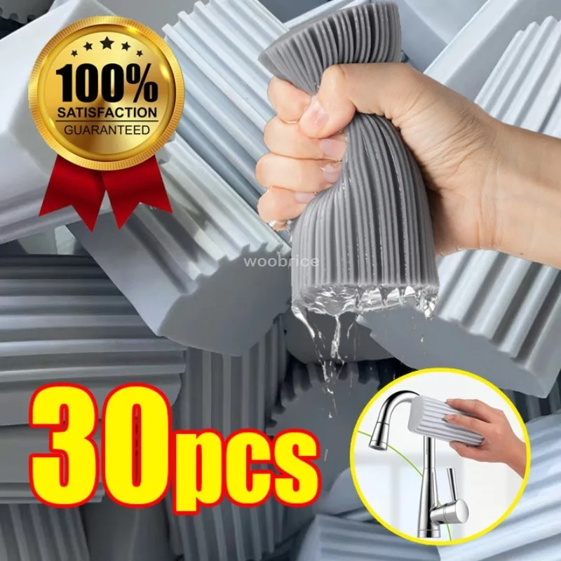 1-30 pçs esponja mágica poeira comer esponja limpeza espanador esponjas reutilizáveis borracha escova persianas ferramentas de limpeza de janela de cozinha