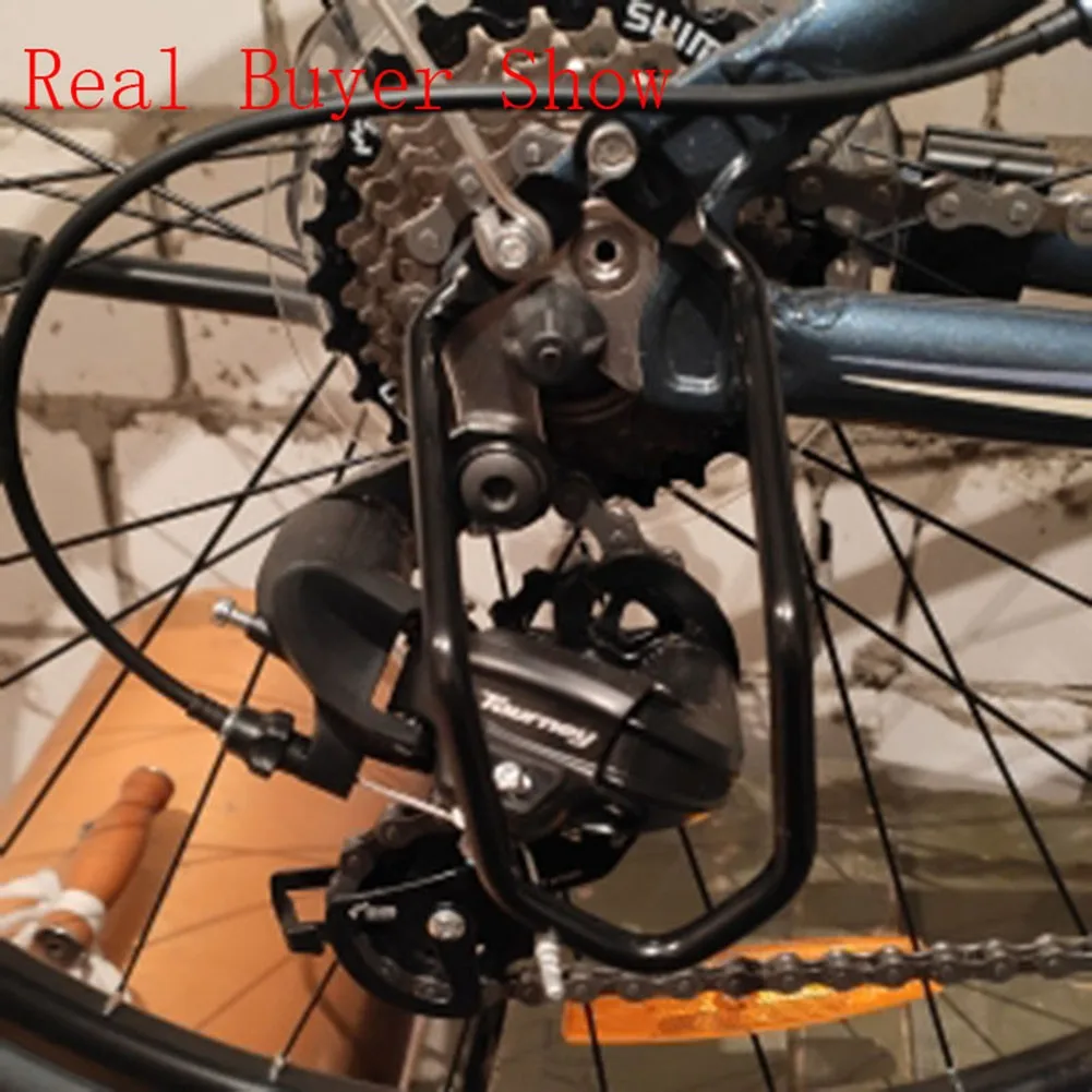 MTB Fietsketting Gear Guard Protector Cover Achterderailleurhanger Koolstofstaal Achterderailleur Protector 125 Mm Lang