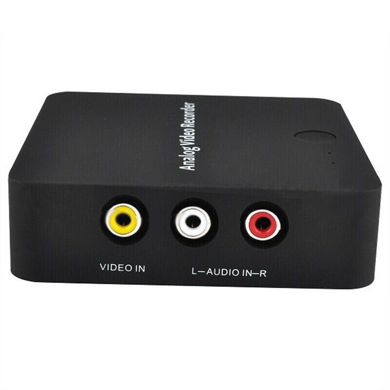 Analog Video Recorder AV Capture Video Tapes Transfers to Digital Format VHS to Digital Converter for Hi8,DVD,VCR