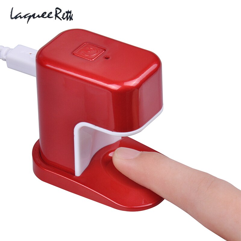 6 W Mini USB LED UV Lamp Voor Nail Art Curing UV Gel Nagellak Nail Droger 60 s Timer Instellen UV Lamp USB Charg