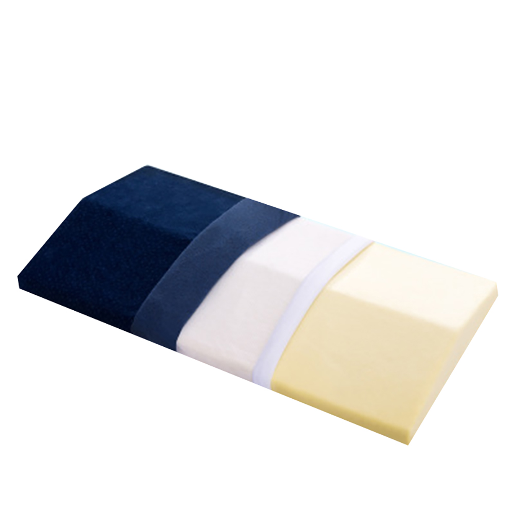 Taille Kussen Gezellige Zachte Traagschuim Slapen Kussen Voor Lagere Rugpijn Multifunctionele Lendensteun Kussen H99F: Memory Foam Navy