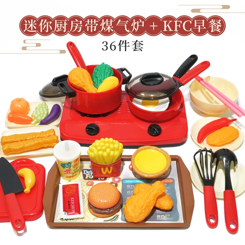 52 stück Schneiden Obst Gemüse Lebensmittel Täuschen Spielen tun Haus Spielzeug freundlicher Küche Kawaii Pädagogisches Spielzeug für Mädchen freundlicher: 36Stck