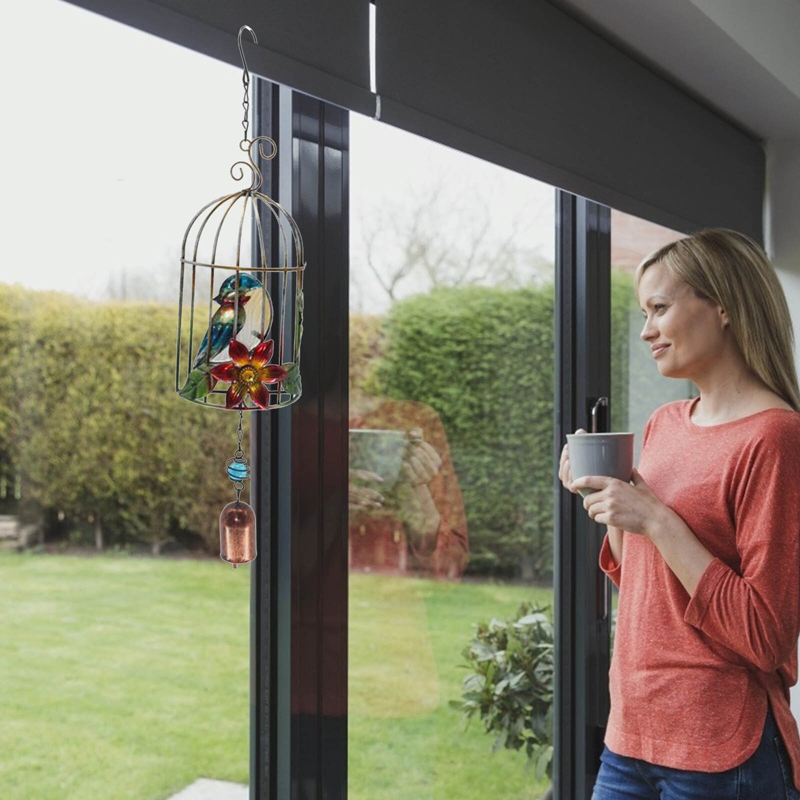 40 # Handwerk Hanger 3d Stereo Wind Chime Glas Bal Dier Modellering Hanger Creatieve Tuin Hanger Tuin Decoratie