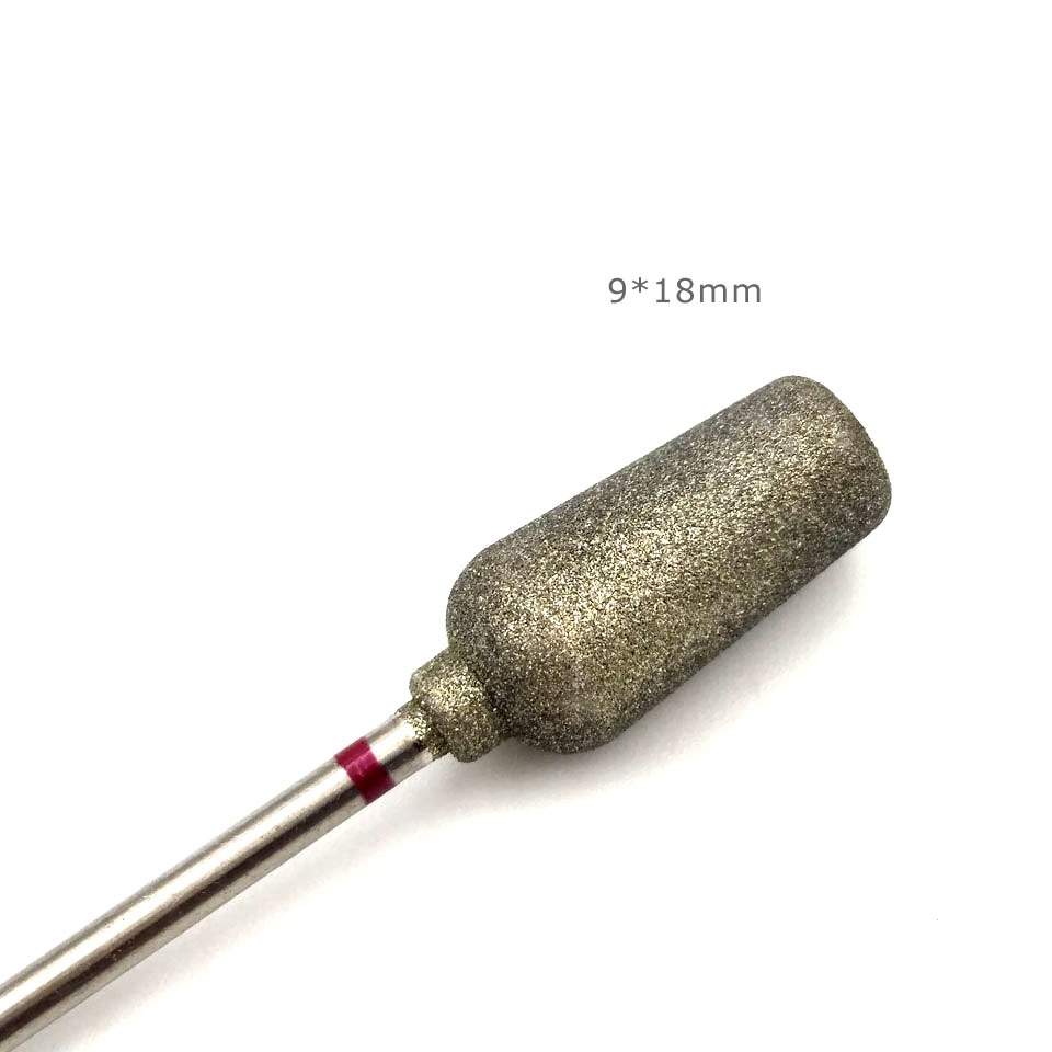 Hytoos Big Size Diamond Nail Boor 3/32 &quot;Rotary Burr Foot Cuticle Schoon Manicure Pedicure Gereedschap Boor Accessoires Nail mills