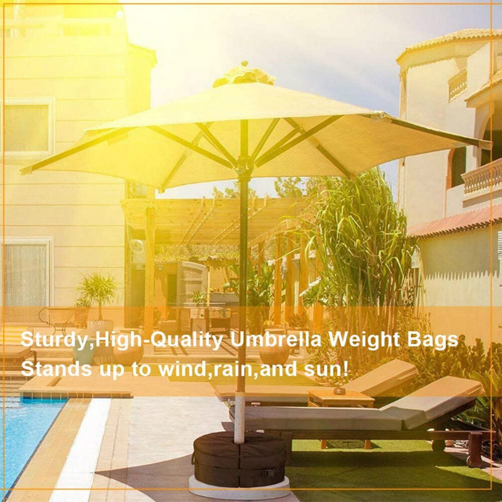 Bag Base Tent Zandzakken Afneembare Ondersteuning Anti-Ineenstorting Vaste Parasol Winddicht Duurzaam Nylon Ronde Bases