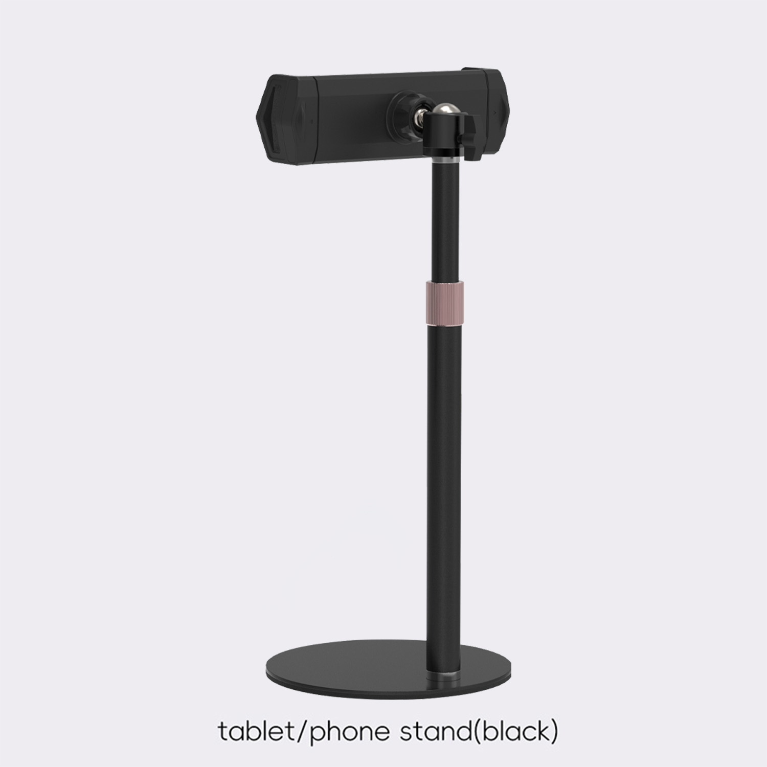 Kimdoole Draagbare Monitorstandaard In Hoogte Verstelbare Vesa Monitor Tabletstandaard Vrijstaande Low Profile Desk Mount Monitor Ondersteuning: Goud