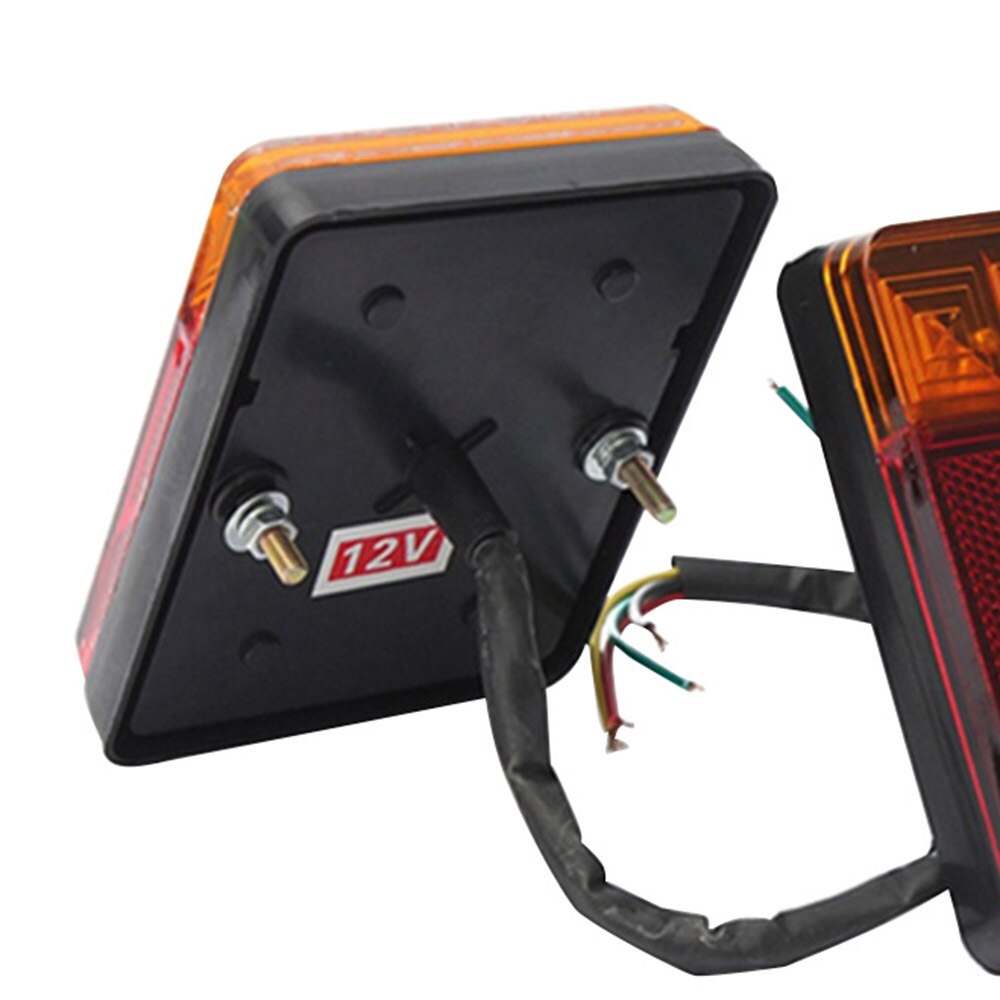 1 st. 12v led-achterlicht voor aanhanger, auto, vrachtwagen, led-achterlicht, waarschuwingslichten, achterlichten, achterlicht