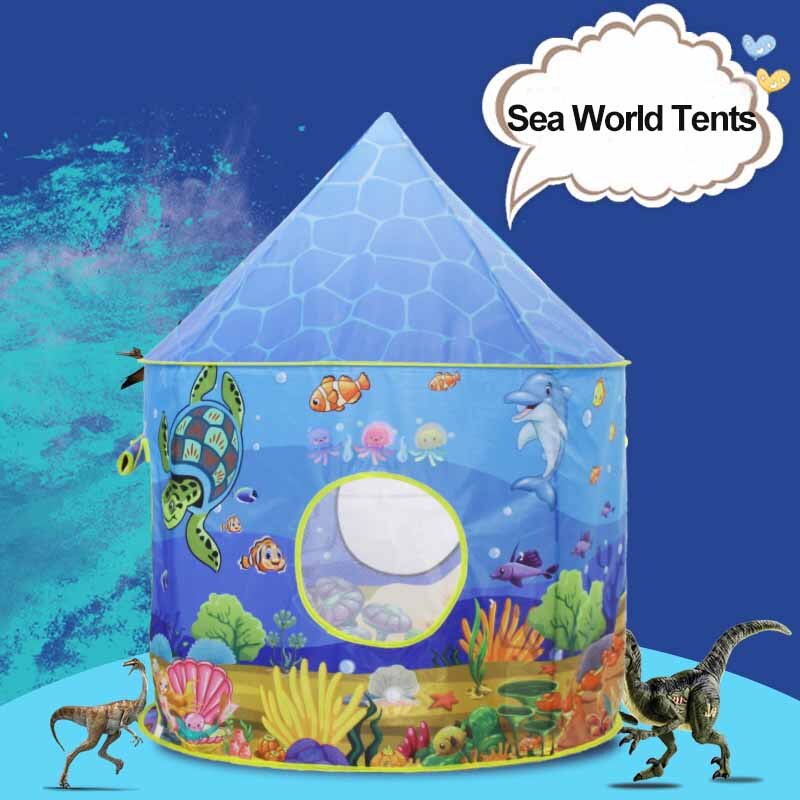 Children's Tent Underwater World Tipi Infantil Tent Play Game House for Children Indoor Tent for Kids Play House