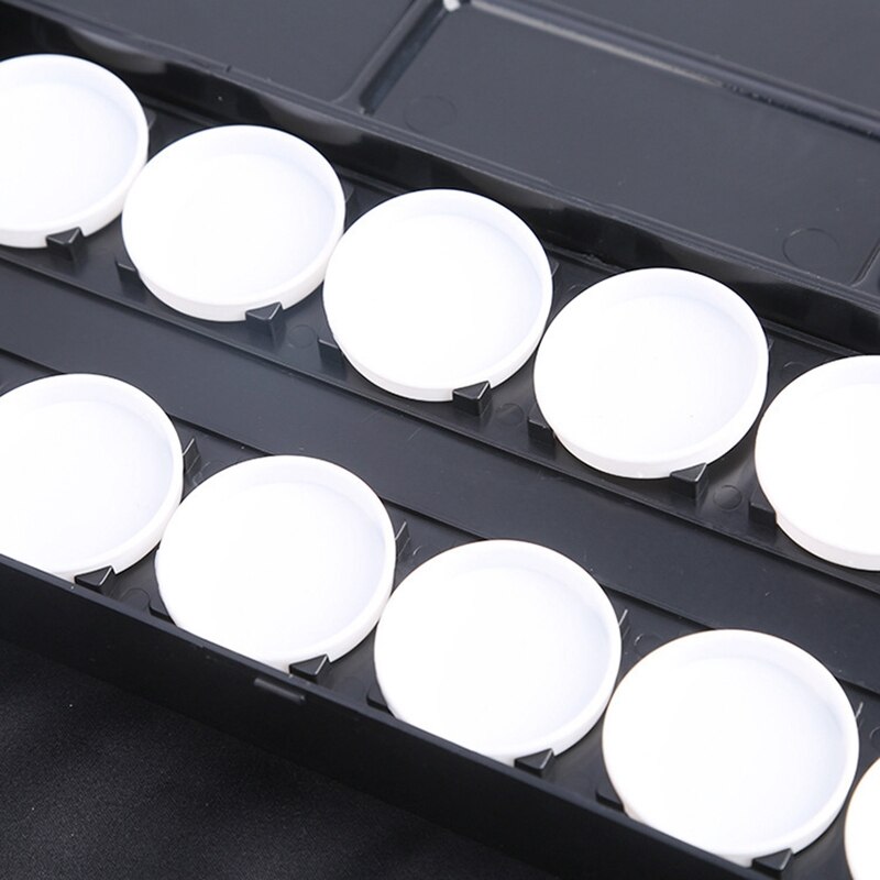 24 Slots Nagellak Lege Aquarel Schildert Blikken Doos Palet Uv Gel Manicure Schilderen Doos Palet Doos Schilderij Tekening Plaat