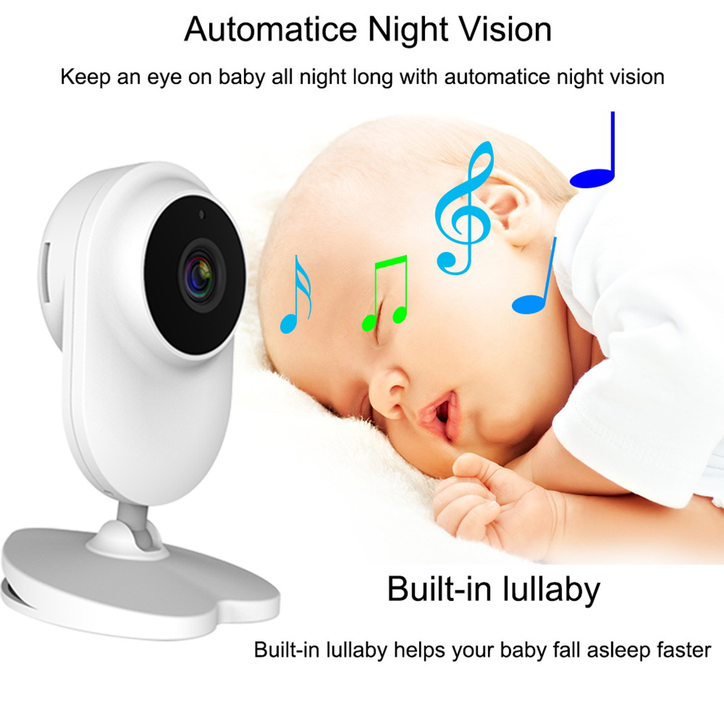 Babyfoon Met Camera &amp; Audio,1080P Draadloze Camera Met Twee-Weg Audio &amp; Nachtzicht &amp; Bewegingsdetectie Voor Baby Pet
