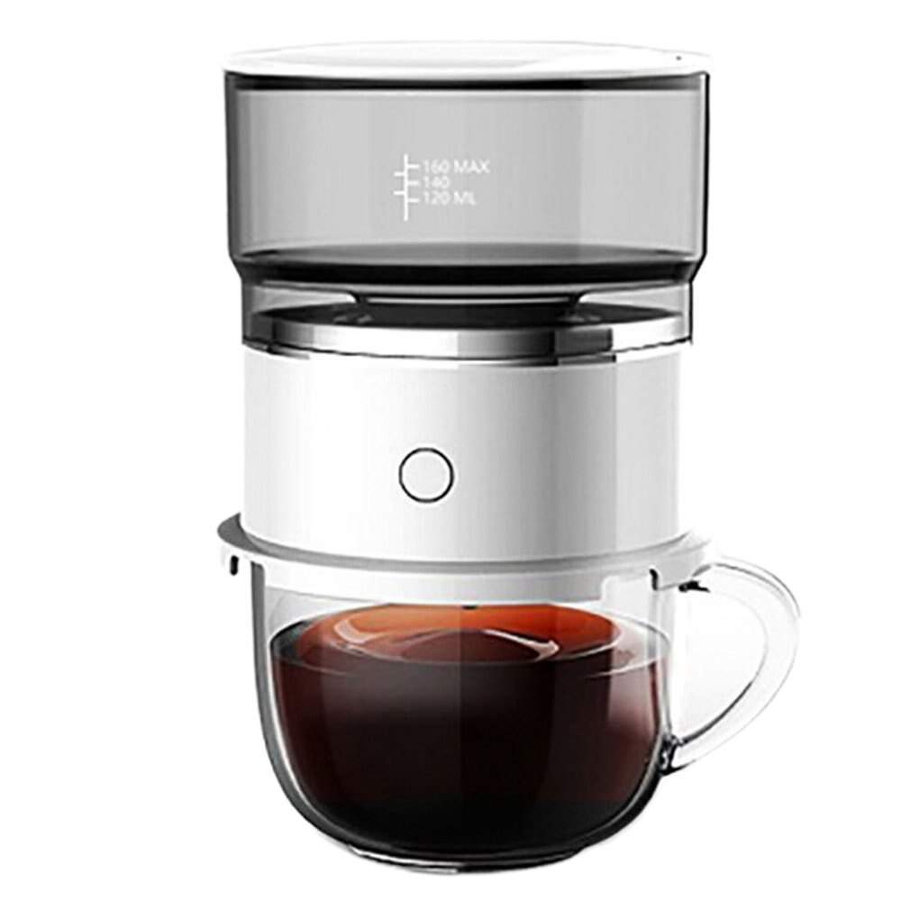Household Battery Powered Portable Automatic Coffee Maker Handheld Drip Coffee Machine Companion Powder Coffee Maker
