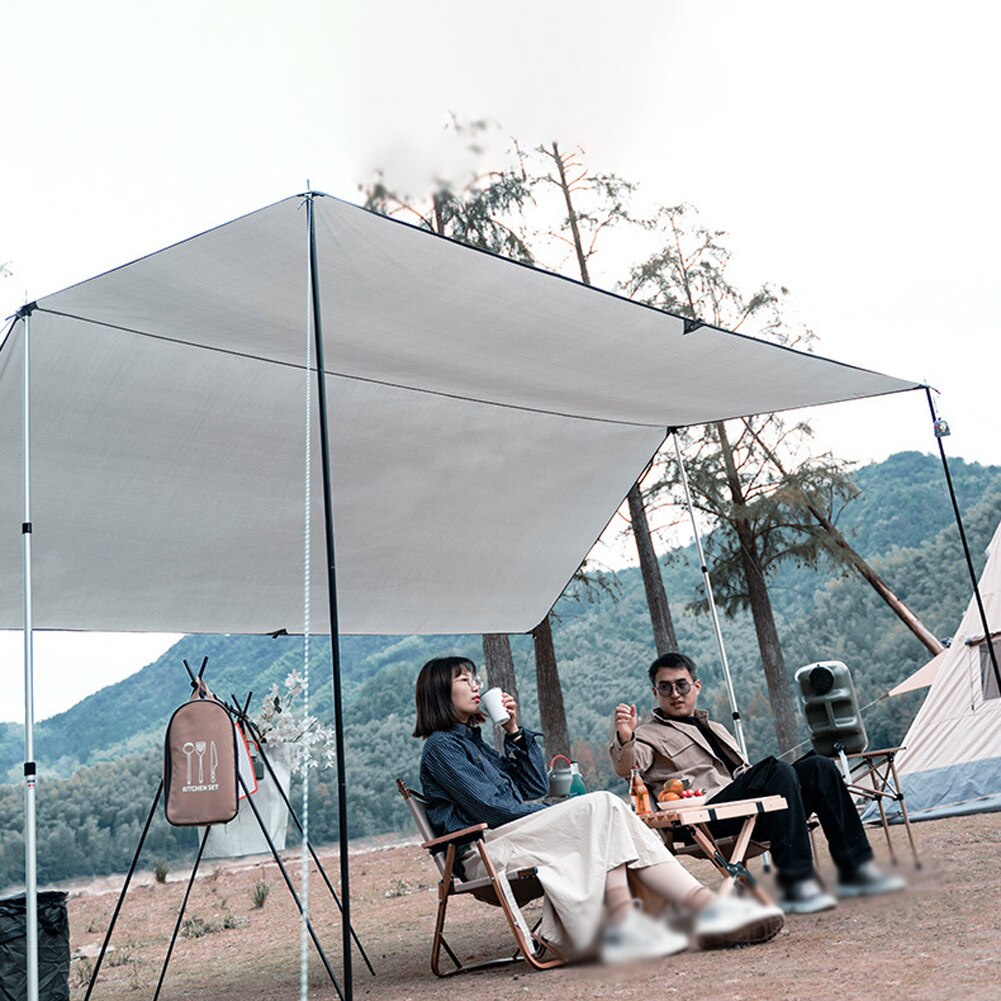 Outdoor Waterproof Sunshade Sun Shade Sail Camping Beach Tent Pool Patio Canopy Oxford Cloth Shade Sail Shelter Garden