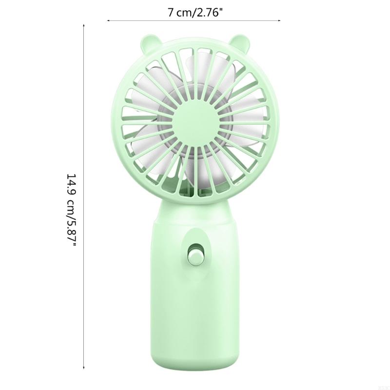 Mini ventola raffreddamento portatile R53C Piccola ventola alimentata a batteria AA per ufficio domestico