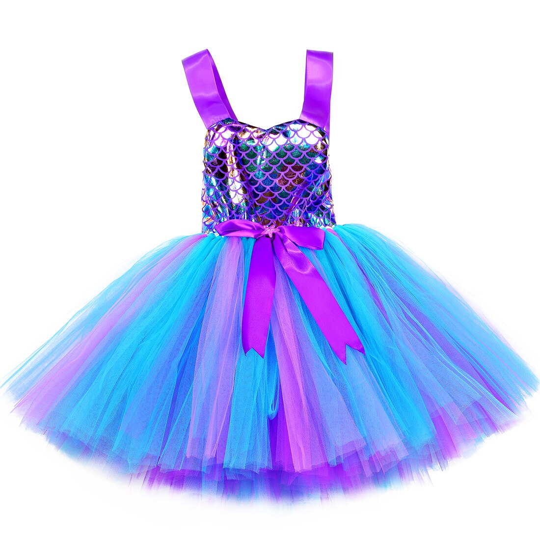Disfraz de sirena para niña, Ropa de de cumpleaños infantil, vestidos de princesa de sirenita, disfraz de Pascua para carnaval