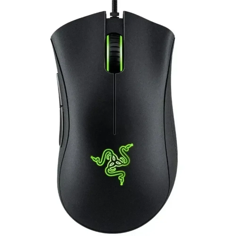 Original Razer DeathAdder Essential Wired Gaming Mouse Mice 6400DPI Optical Sensor 5 Independently Buttons for Laptop PC Gamer: PURPLE