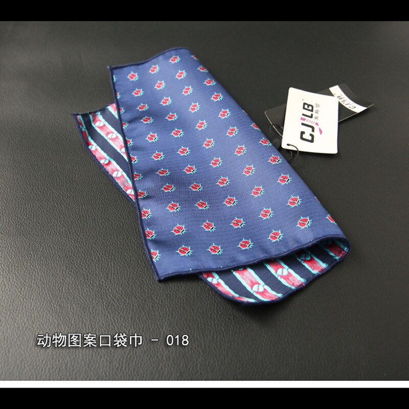 Cartoon Pochet Zakdoeken Voor Mannen Classic Pocket Handdoek Voor Wedding Party Pak Accessoires: 018