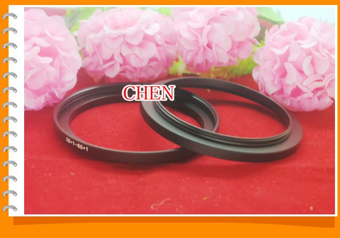 M65-M58 58Mm-65Mm M65 X1 Vrouwelijke Om M58 X1mm Buitendraad Lens Filter Adapter Ring Voor Helicoids