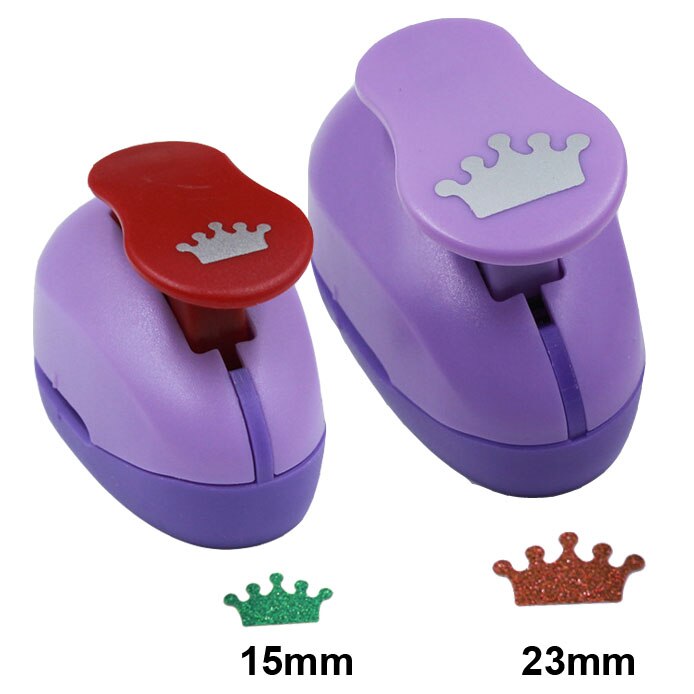 Christmas Snow Punch Craft 2pcs Snowflake (1pc 5/8&quot; and 1pc 1&quot;) hole punch set Scrapbook Paper Puncher Children&#39;s diy: Crown