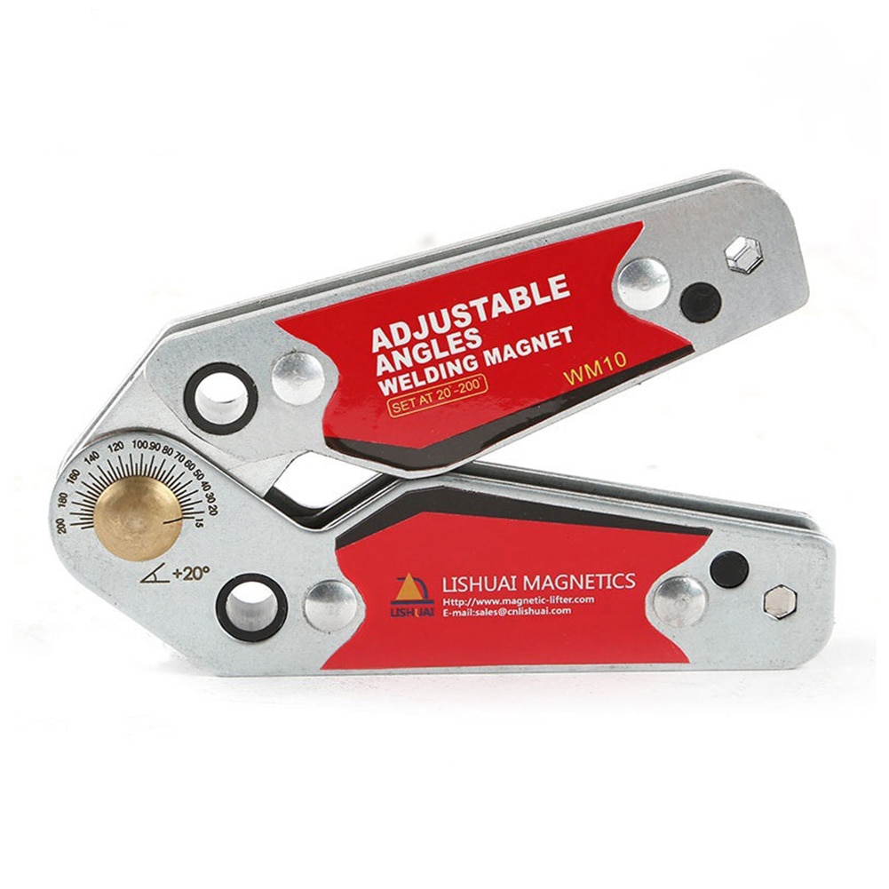 Soporte magnético WM10, abrazadera de ángulo ajustable fuerte, herramienta de mano esquinera, posicionador de soldadura para piezas de hogar