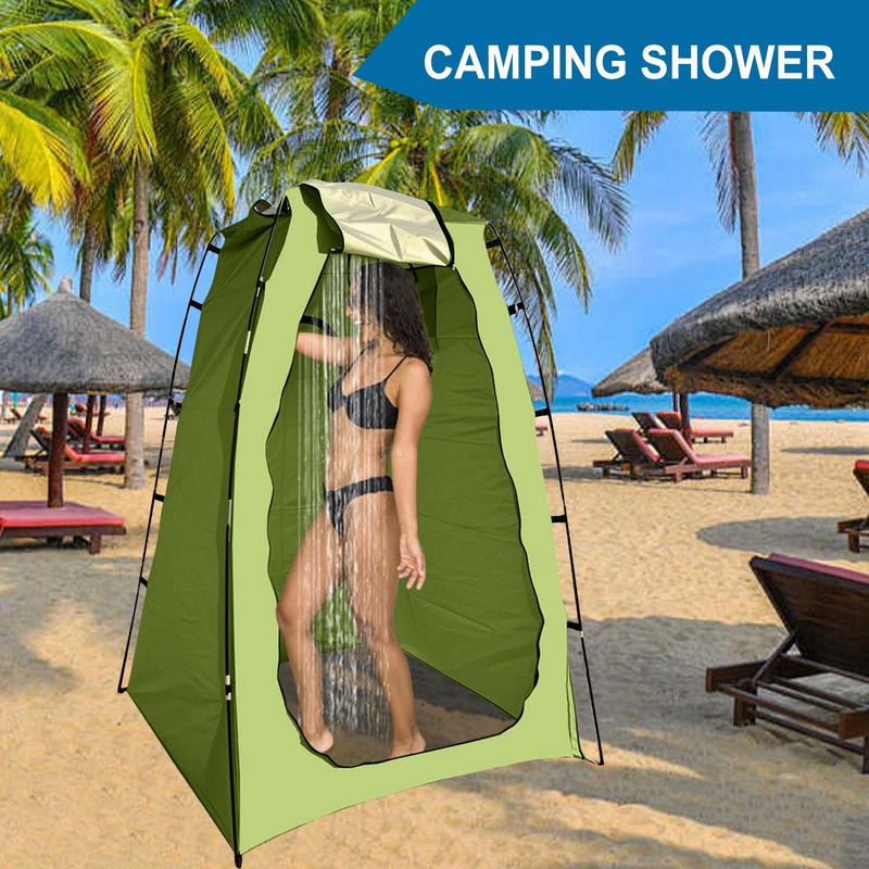 Tiendas de campaña emergentes portátiles, tienda de ducha de privacidad, accesorios espacios para acampar, para senderismo, playa, baño de ducha al aire libre