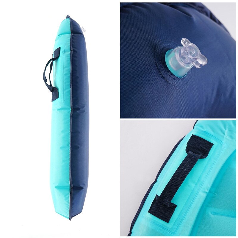 Outdoor inflatable surfboard portable seesaw adult children learn to travel safe light kick board sea surf skis