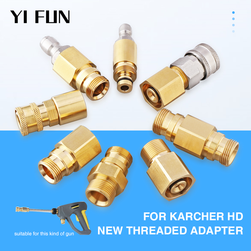Adapter Für Karcher HD Hochdruck Washer Einige der Neue Und Alte Stil Für Karcher HD Waschen Pistole Wasser Rohr schlauch Schnell Verbindung