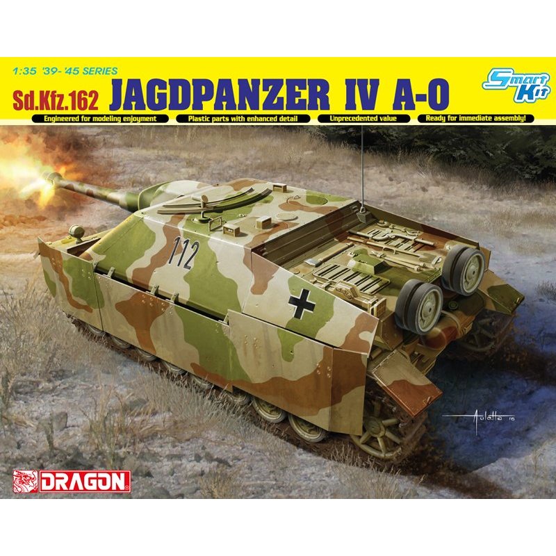 DRAGON 6843 1/35 Jagdpanzer IV A-0-Schaal Model Kit