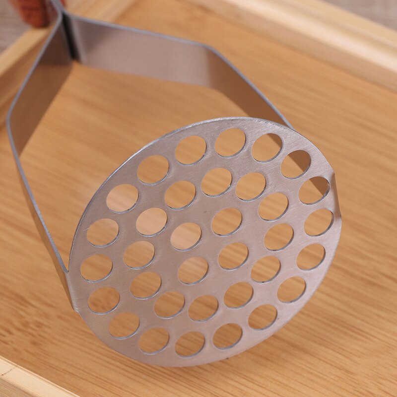 1pcs Stainless Steel Pusher Potato Masher Plate For Smooth Mashed Potatoes Fruit Vegetable Tools Press Crusher