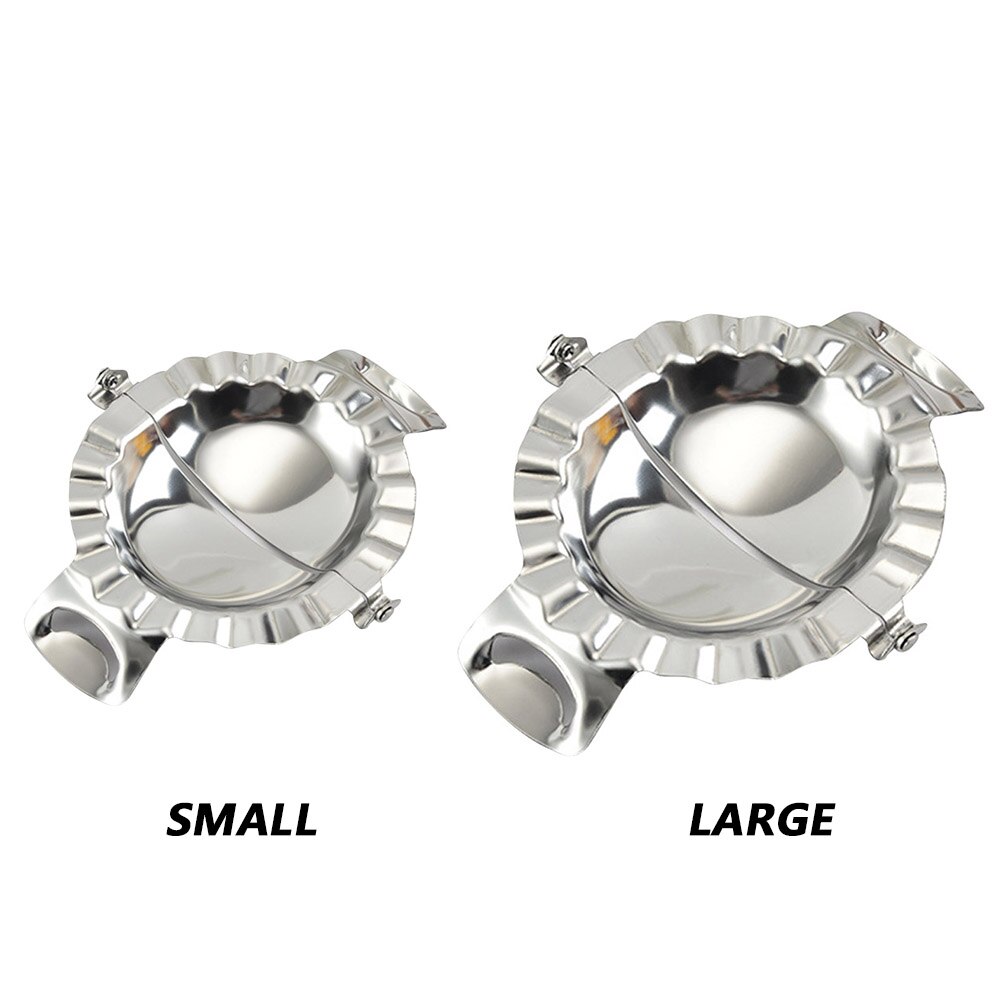 Manual Dumpling Maker Artifact Stainless Steel Dumpling Ravioli Wrapper Making Mold Kitchen DIY Cooking Pastry Jiaozi Gadget