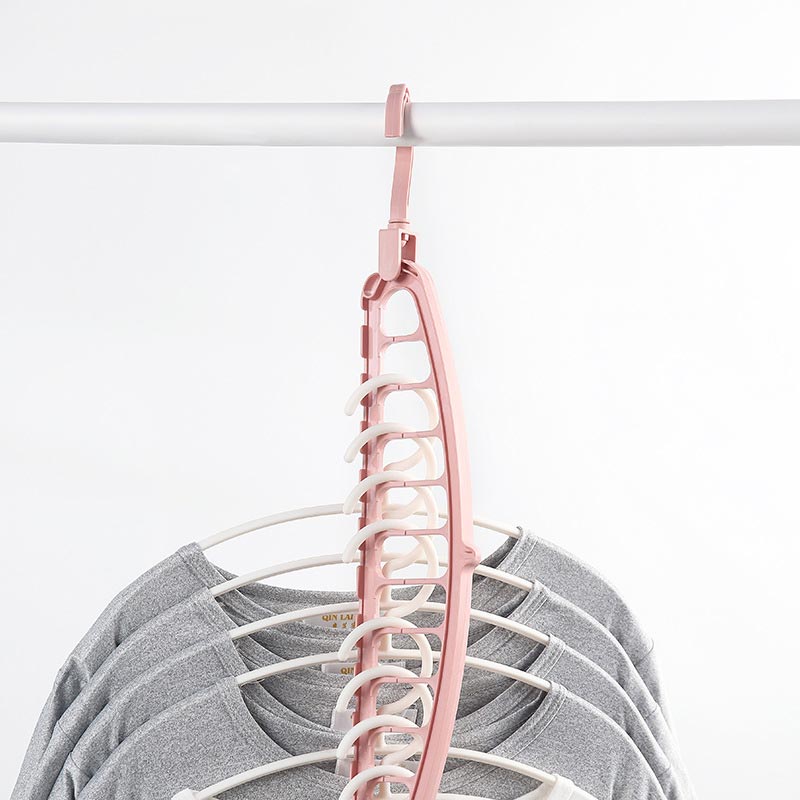 Clothes Hanger Multifunctional Rotary Hanger Home Balcony Wardrobe Rotating Non-Slip Dry Frame Organizer Hangers For Clothes