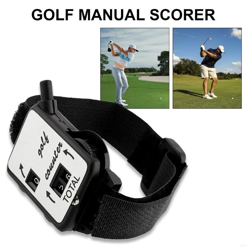 Golfs Score Counter Manual Dials Golfs Strokes Counter Watch with Reset Golfs Count Scorer Scoring Keepers Enduring