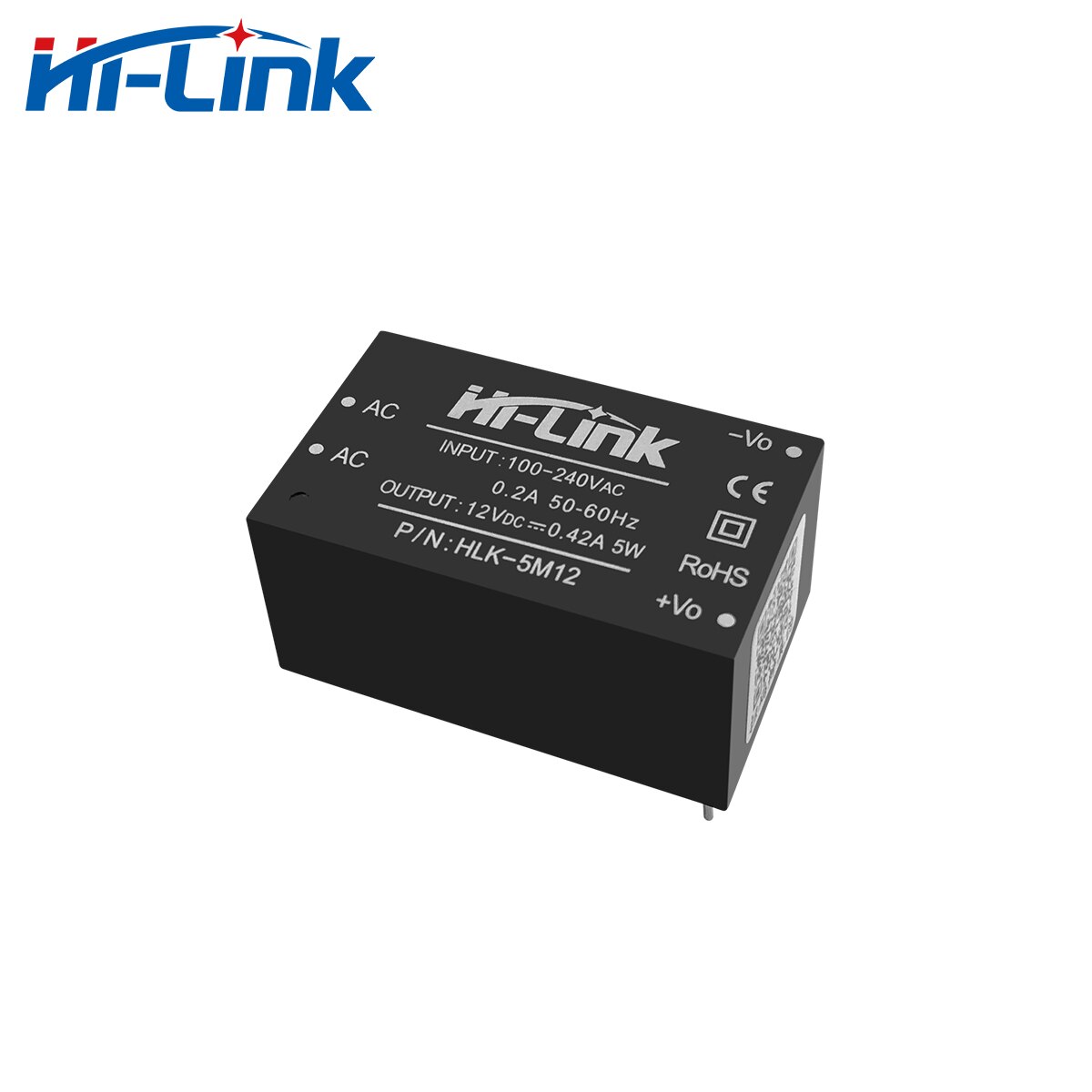 5 Stks/partij Shenzhen Hi-Link 220V Naar 12V 5W Originele Huishoudelijke Schakelende Leverancier ac Dc Converter HLK-5M12