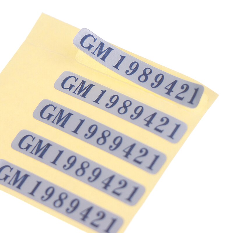 1/5PCS Enclosure Sticker Enclosure Nameplate Label For GB DMG Number Signs Stickers
