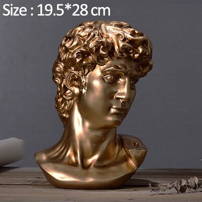 Estatua de personaje griego europeo, escultura de carácter de resina creativa, decoración de escritorio para habitación, decoración para el hogar, accesorios de decoración: 3