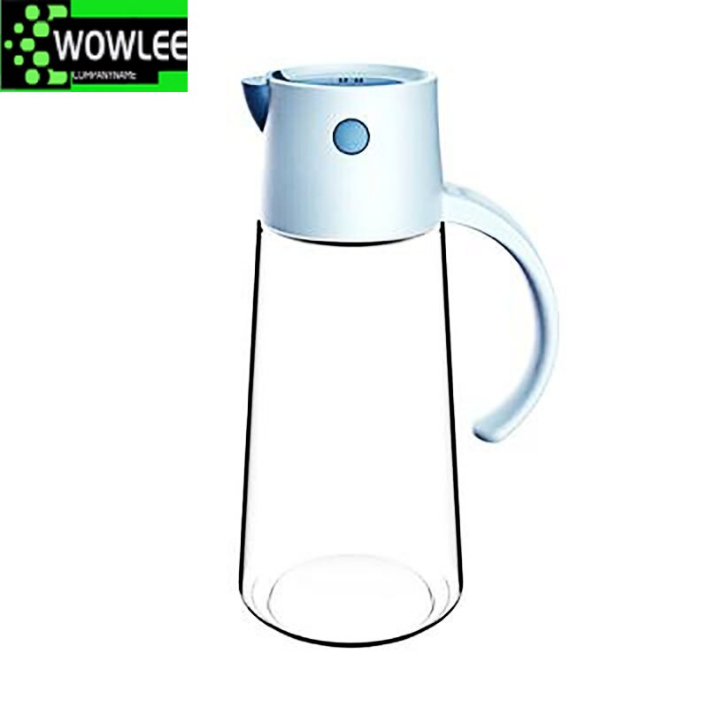 Distributeur automatique de bouteilles d&#39;huile à couvercle ouvert, Sauce créative, verre de cuisson, bouteille de rangement étanche, salade, outil de cuisine, accessoire