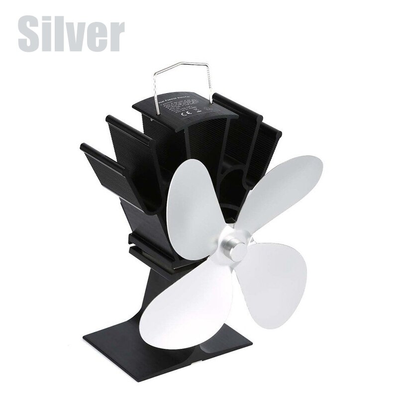 Open haard kachel ventilator 4 bladen warmte aangedreven komin open haard ventilator houtkachel eco ventilator thuis efficiënt stil vriendelijke warmteverdeling