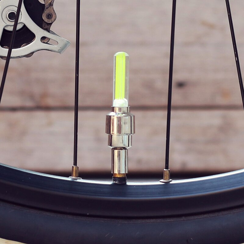 Fiets Led Light Tire Valve Cap Fiets Flash Light Mountain Racefiets Fietsen Tyre Wheel Led Neon Lamp Cover wiel
