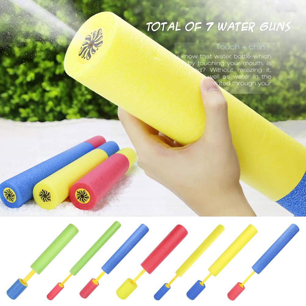 Summer Water Gun Toy Children's Toy Baby Beach High Pressure Drawing Type Foam Water EVA Sprinkler Color Random