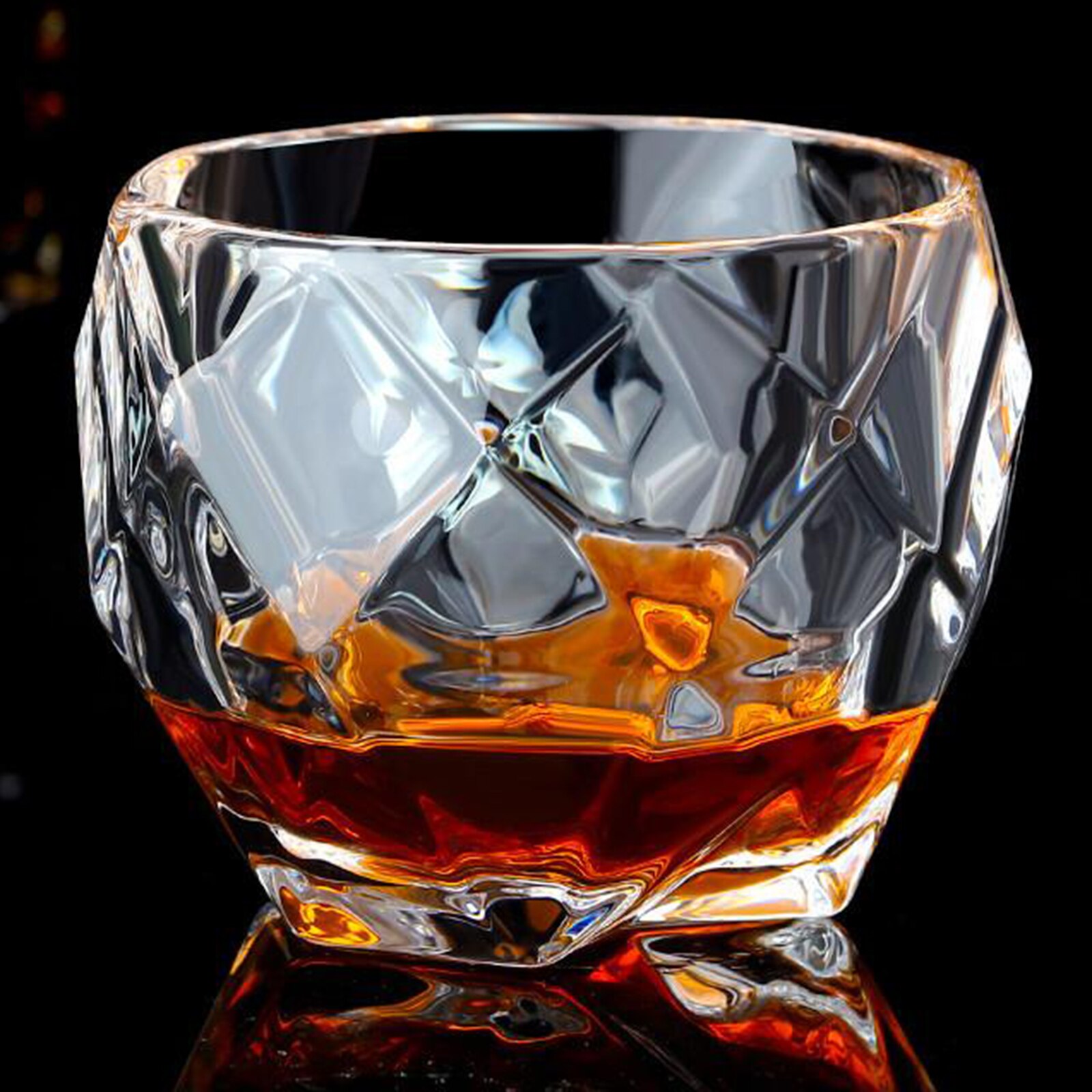 Transparent Whiskey Glass Heat Resistant Beer Glass Wine Water Tea Cup Home Bar Drinkware: Style 8