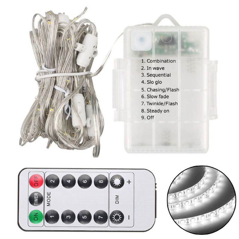 104 LED Umbrella Light Children's Tent Outdoor Decoration Fairy String Light with 8 Mode Push Button Switch: 2