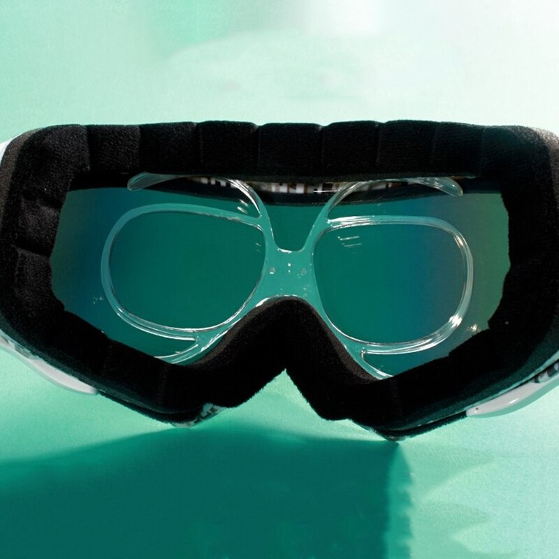 5 stuks heldere skibrillen met bijziendheidsmontuur, ski-snowboardbril, bril, zonnebriladapter, bijziendheidsinline montuur, bijziendheidslensmontuur