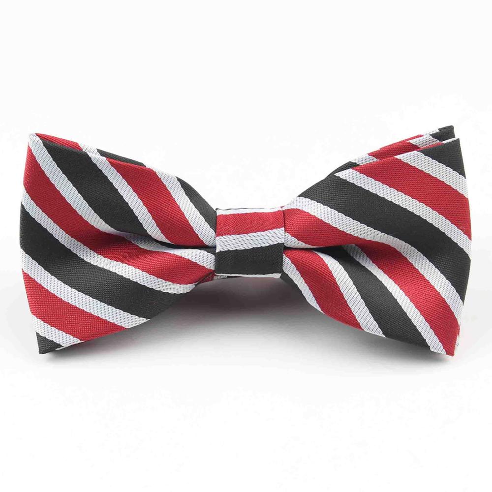 Klassieke Plaid Kinderen Bowtie Polyester Strikjes Baby Kid Kinderen Klassieke Pet Gestreepte Vlinder strikje: 2
