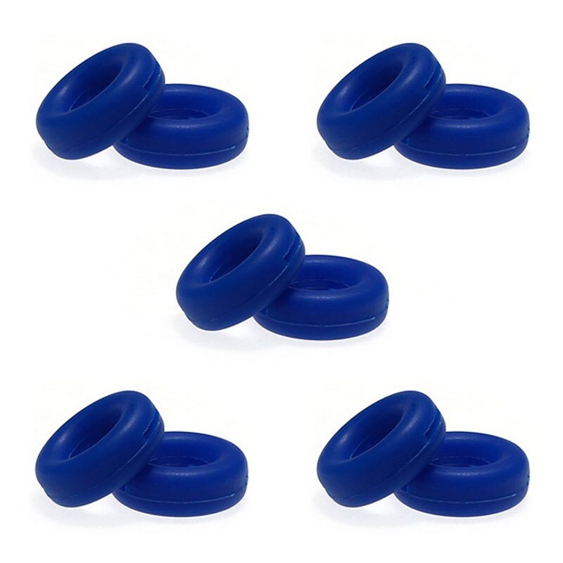 5Pairs Round Glasses Ear Hooks Eyeglasses Sports Temple Tips Anti Slip Silicone Grips Eyewear Accessories Silicone Non-slip: dark blue