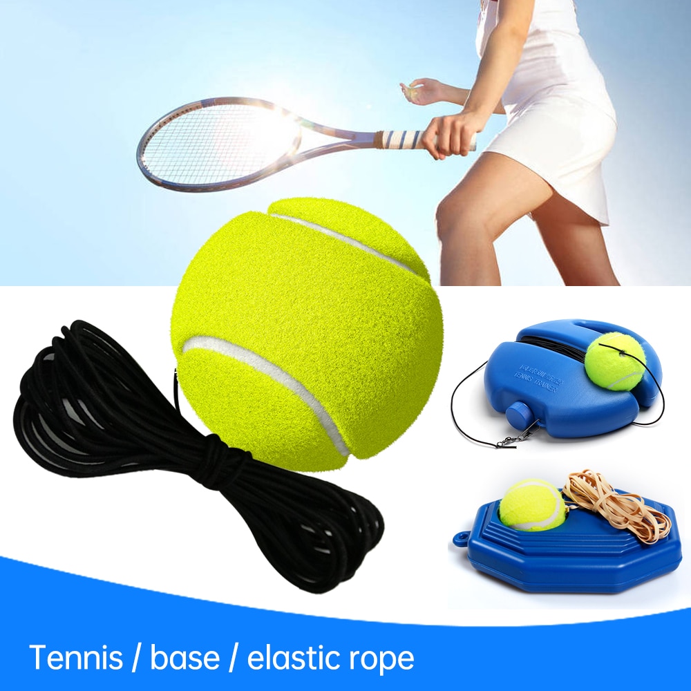 Heavy Duty Tennis Training Tool Baseboard Sparring Device Exercise Tennis Ball Sport Self-study Rebound Ball With Tennis Trainer