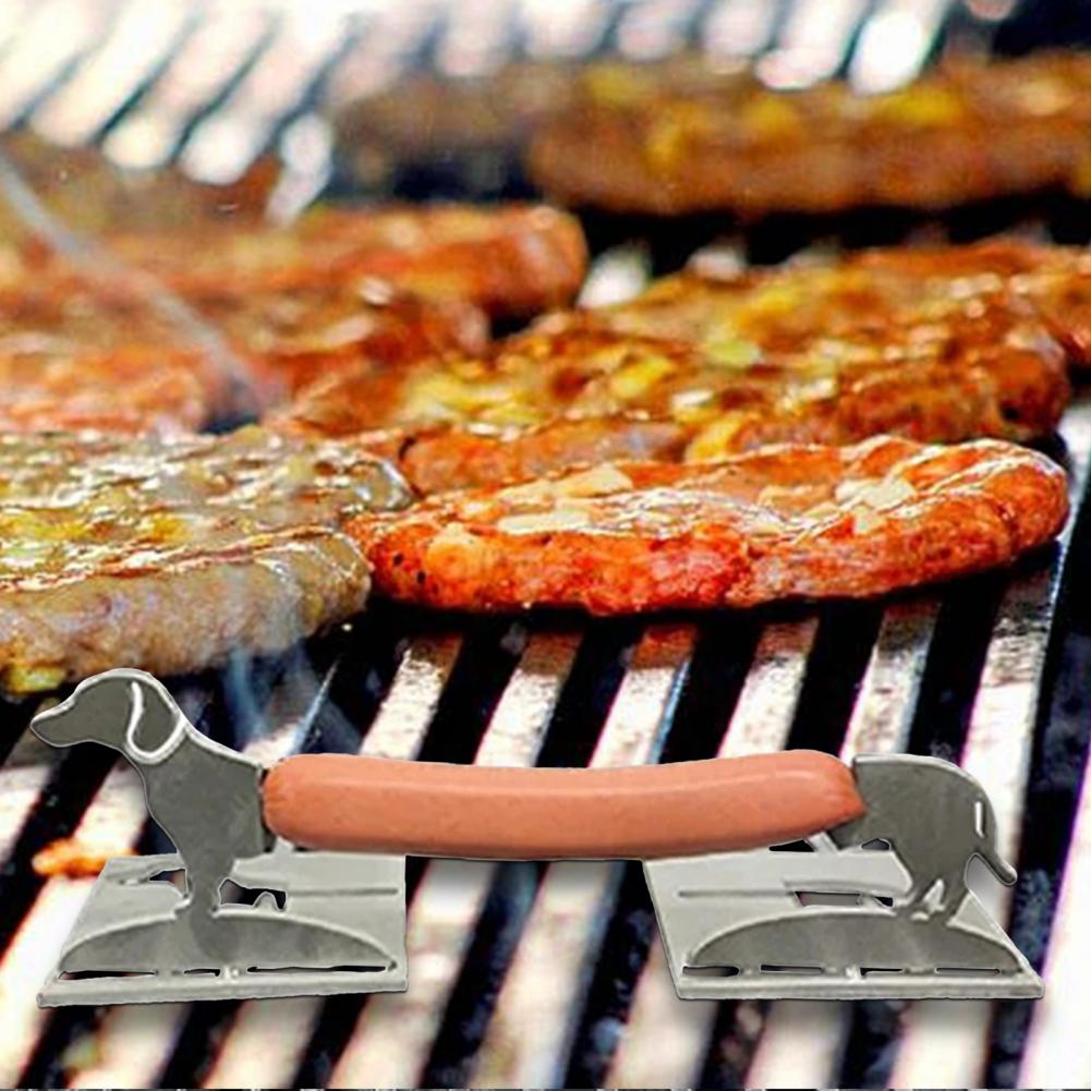 Ferro inovador conveniente rack de cachorro quente para acampamento carrinho de cachorro quente ferro inovador conveniente rack de cachorro quente para acampamento