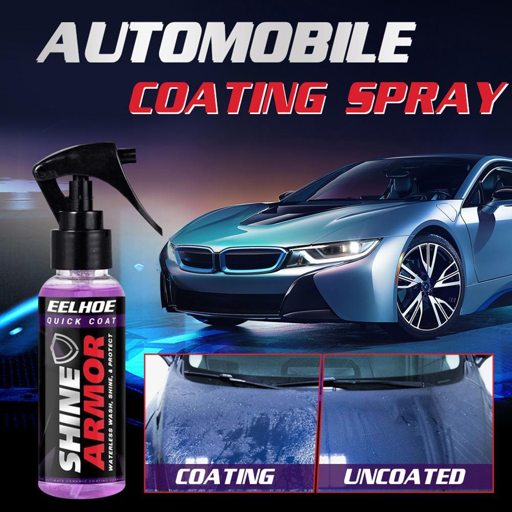 For 120ml Shine Armor Ceramic Car Wash Fortify Quick Coat Polish &amp; Sealer Spray Car Nano Ceramic Coating Polishing Spraying Wax