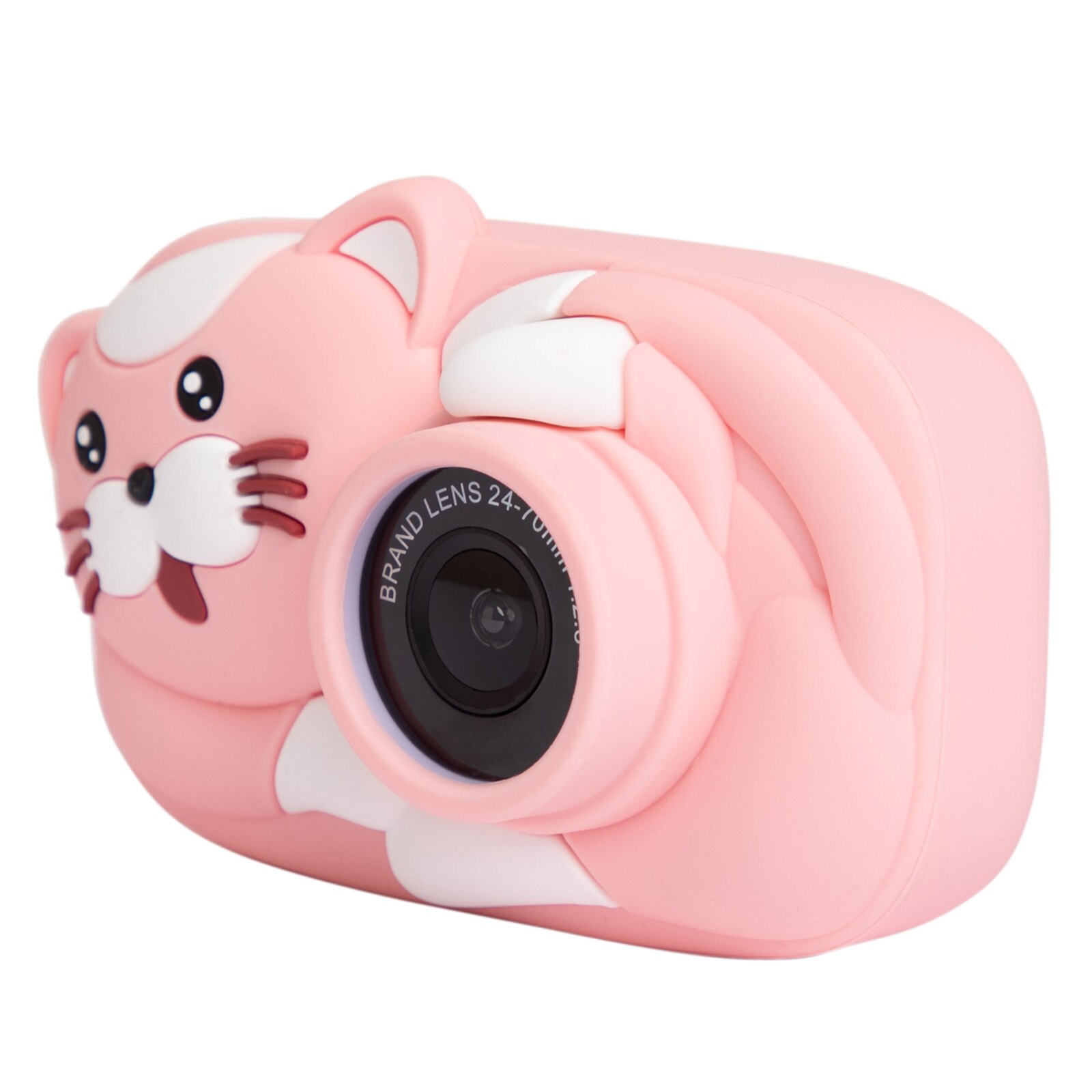 Christmas Children 2600W HD Digital Camera Cute Cartoon Bear Shape 2.4 Inches IPS Screen Mini Camera Toy For Kids